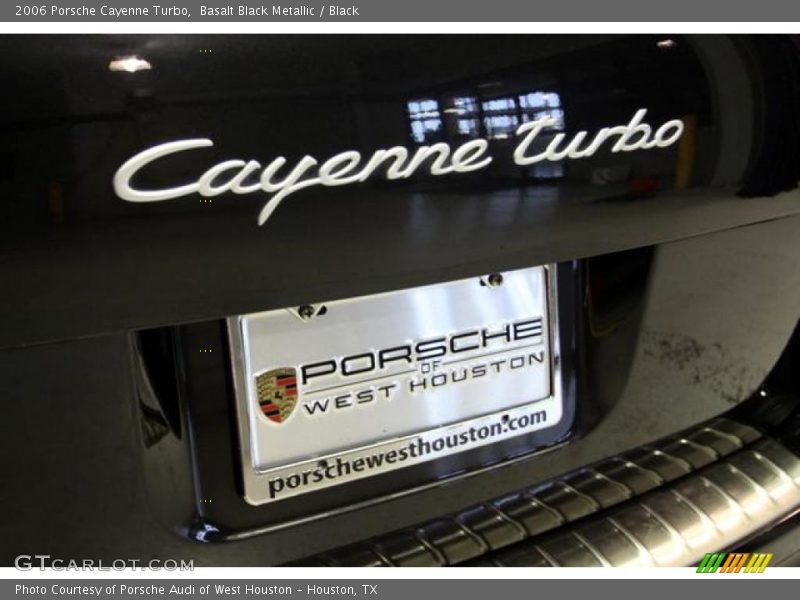 Basalt Black Metallic / Black 2006 Porsche Cayenne Turbo