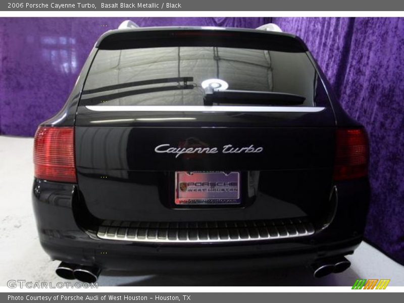 Basalt Black Metallic / Black 2006 Porsche Cayenne Turbo