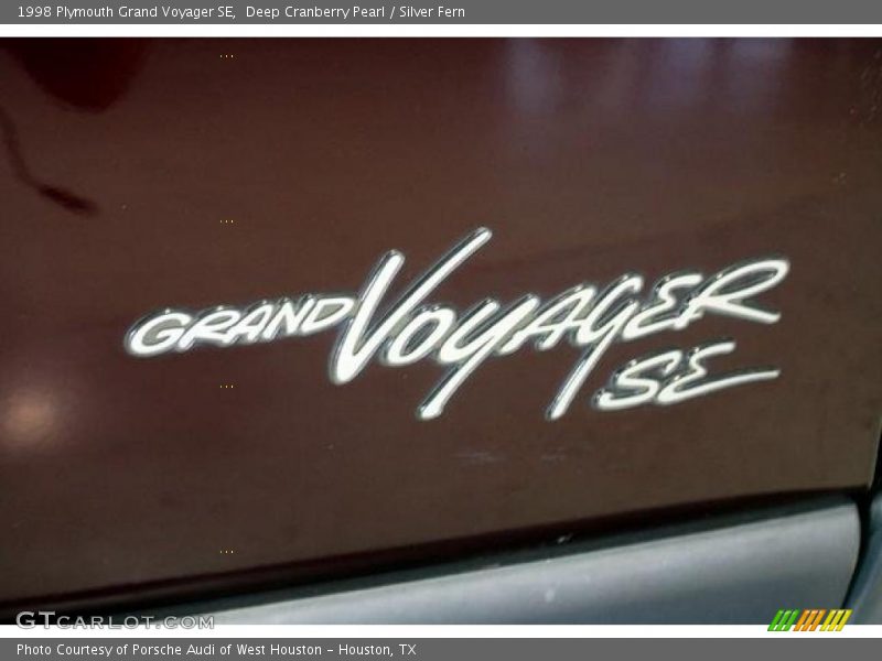 Deep Cranberry Pearl / Silver Fern 1998 Plymouth Grand Voyager SE