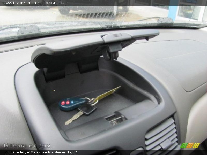 Blackout / Taupe 2005 Nissan Sentra 1.8