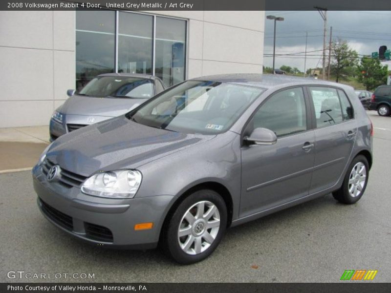 United Grey Metallic / Art Grey 2008 Volkswagen Rabbit 4 Door