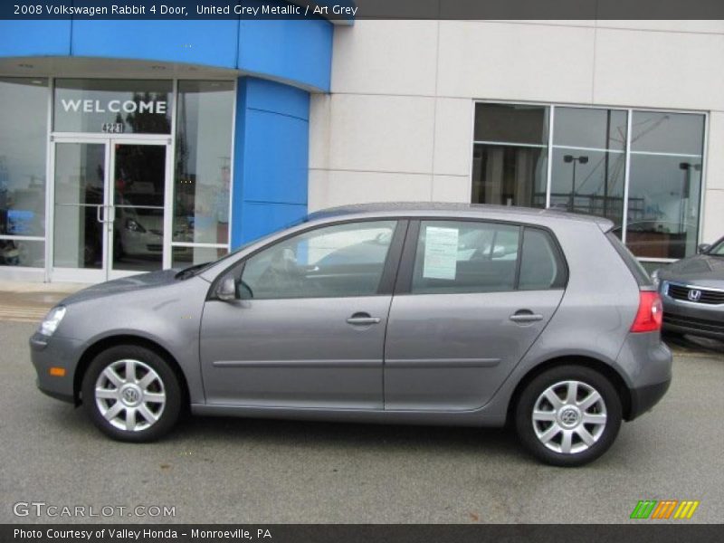 United Grey Metallic / Art Grey 2008 Volkswagen Rabbit 4 Door