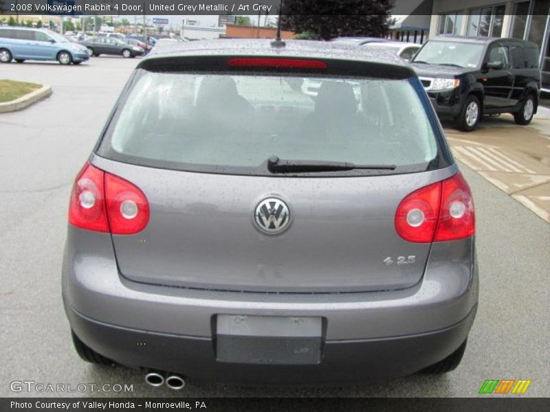 United Grey Metallic / Art Grey 2008 Volkswagen Rabbit 4 Door
