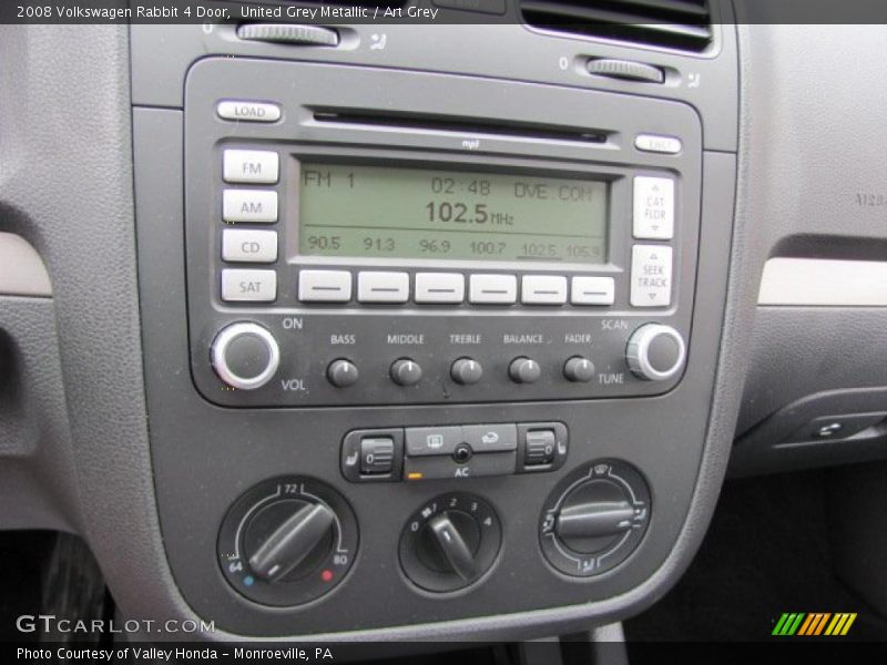United Grey Metallic / Art Grey 2008 Volkswagen Rabbit 4 Door
