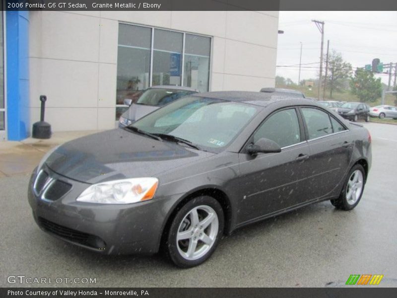 Granite Metallic / Ebony 2006 Pontiac G6 GT Sedan