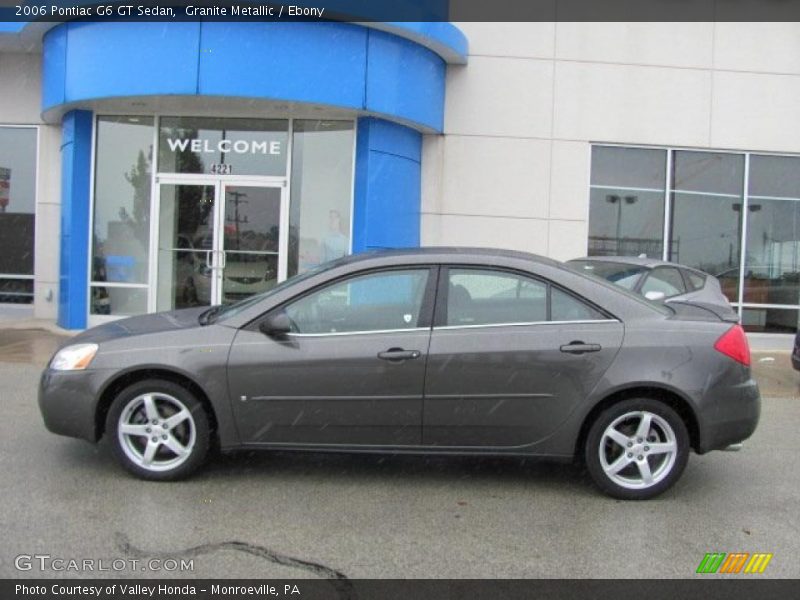 Granite Metallic / Ebony 2006 Pontiac G6 GT Sedan