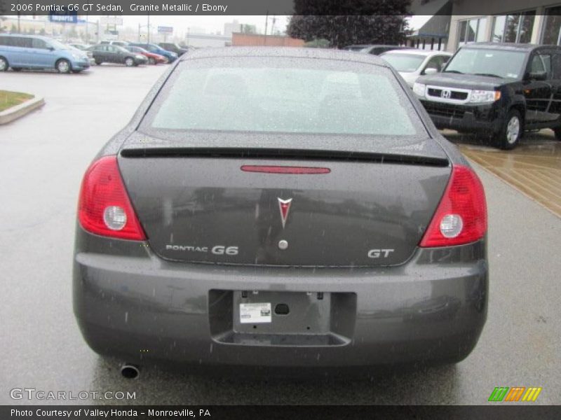 Granite Metallic / Ebony 2006 Pontiac G6 GT Sedan