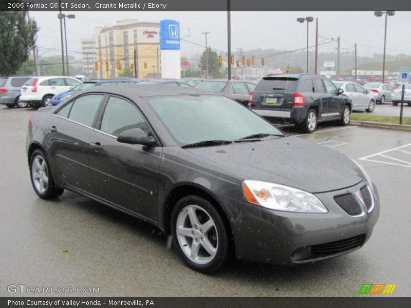 Granite Metallic / Ebony 2006 Pontiac G6 GT Sedan