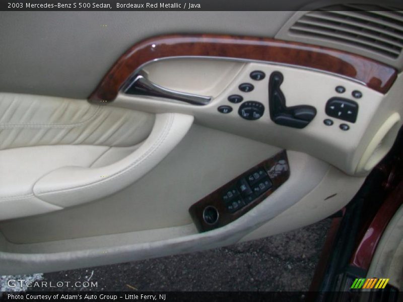 Bordeaux Red Metallic / Java 2003 Mercedes-Benz S 500 Sedan