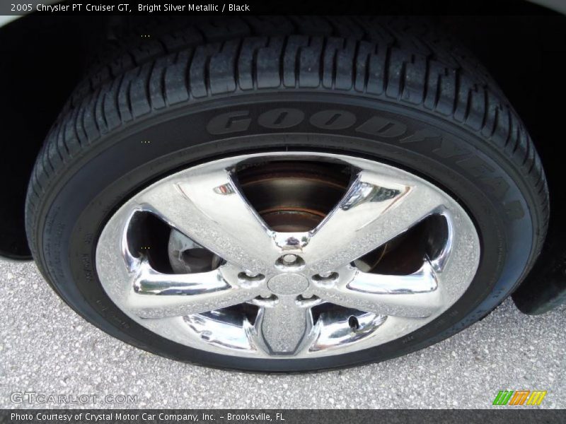 Bright Silver Metallic / Black 2005 Chrysler PT Cruiser GT