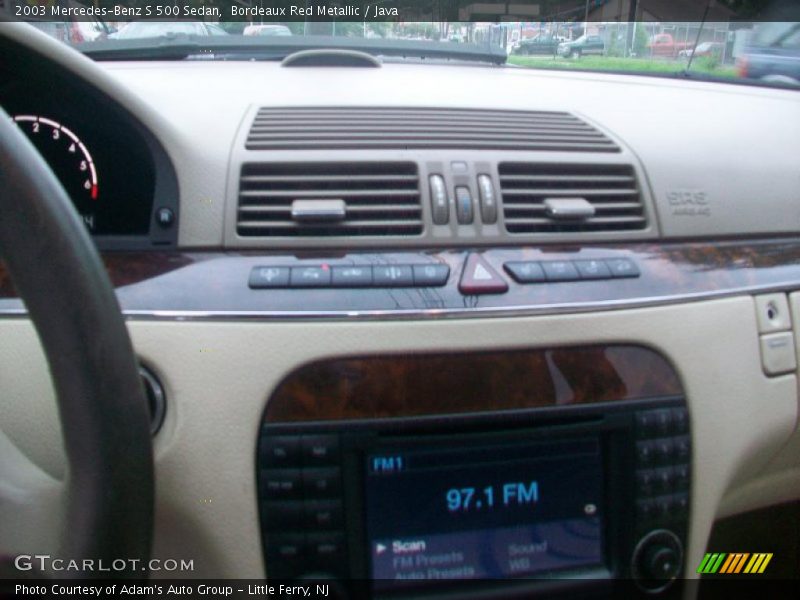 Bordeaux Red Metallic / Java 2003 Mercedes-Benz S 500 Sedan