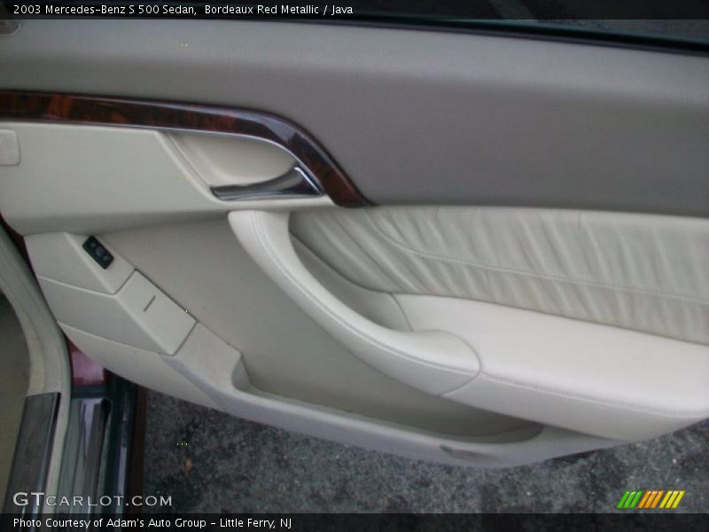 Bordeaux Red Metallic / Java 2003 Mercedes-Benz S 500 Sedan