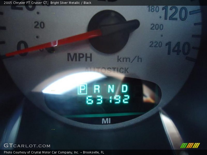 Bright Silver Metallic / Black 2005 Chrysler PT Cruiser GT