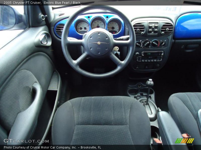 Electric Blue Pearl / Black 2005 Chrysler PT Cruiser