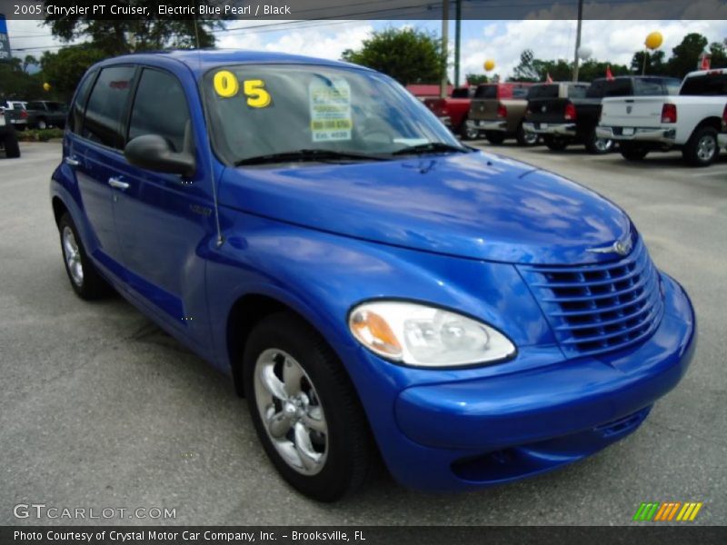 Electric Blue Pearl / Black 2005 Chrysler PT Cruiser