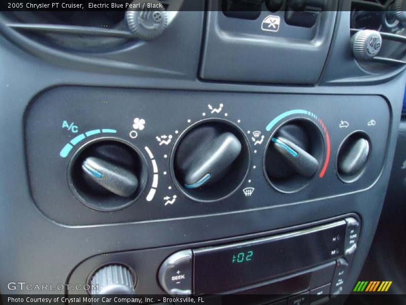 Electric Blue Pearl / Black 2005 Chrysler PT Cruiser