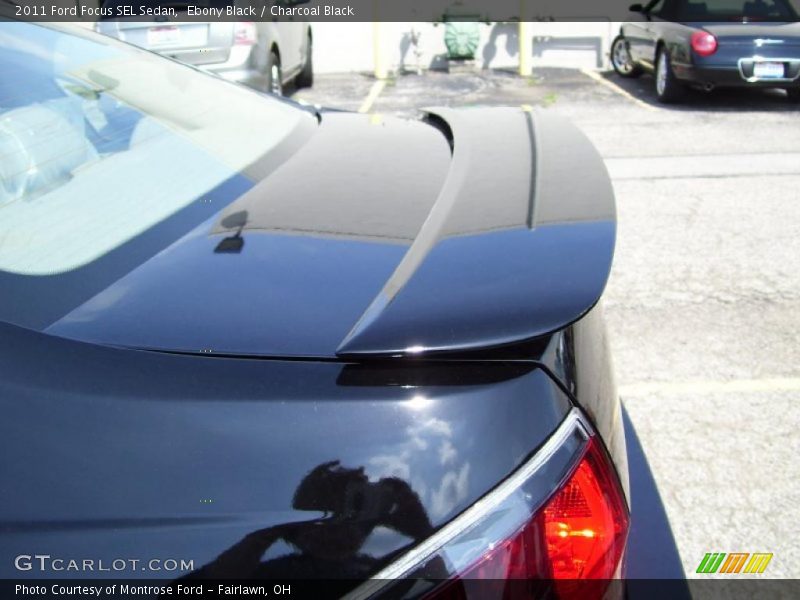 Ebony Black / Charcoal Black 2011 Ford Focus SEL Sedan