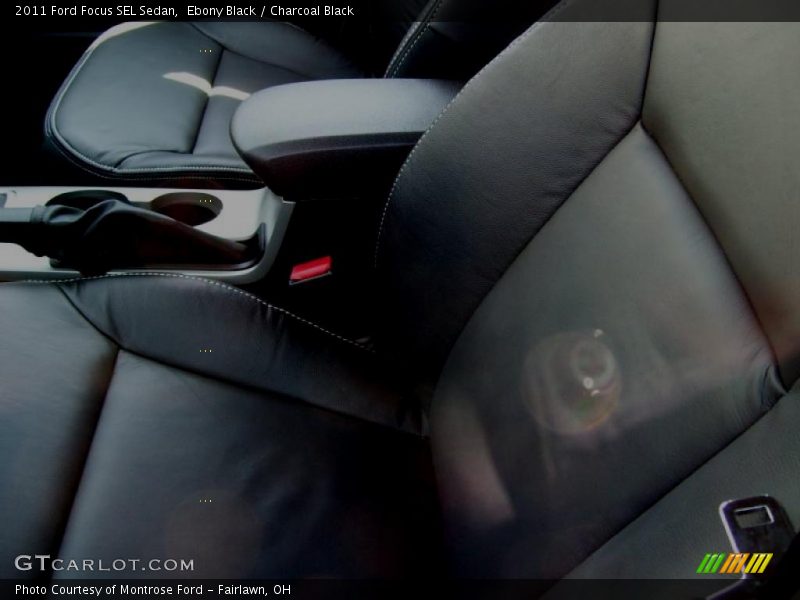 Ebony Black / Charcoal Black 2011 Ford Focus SEL Sedan
