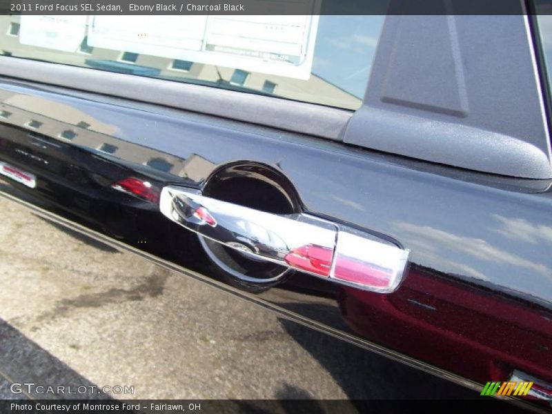 Ebony Black / Charcoal Black 2011 Ford Focus SEL Sedan