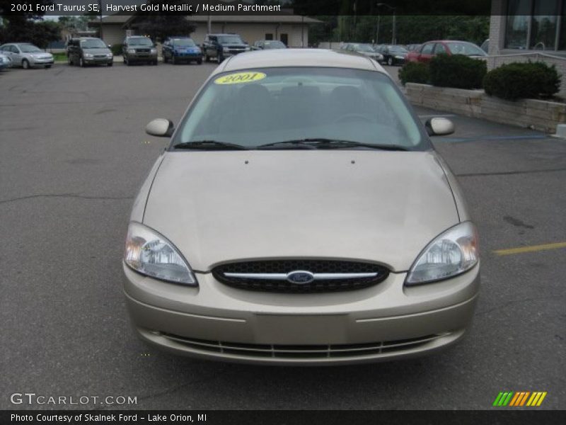 Harvest Gold Metallic / Medium Parchment 2001 Ford Taurus SE