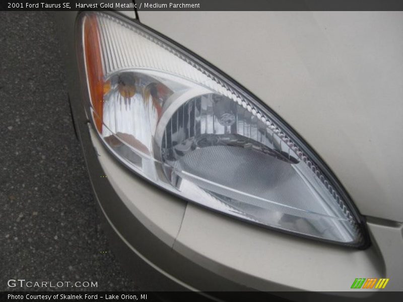 Harvest Gold Metallic / Medium Parchment 2001 Ford Taurus SE