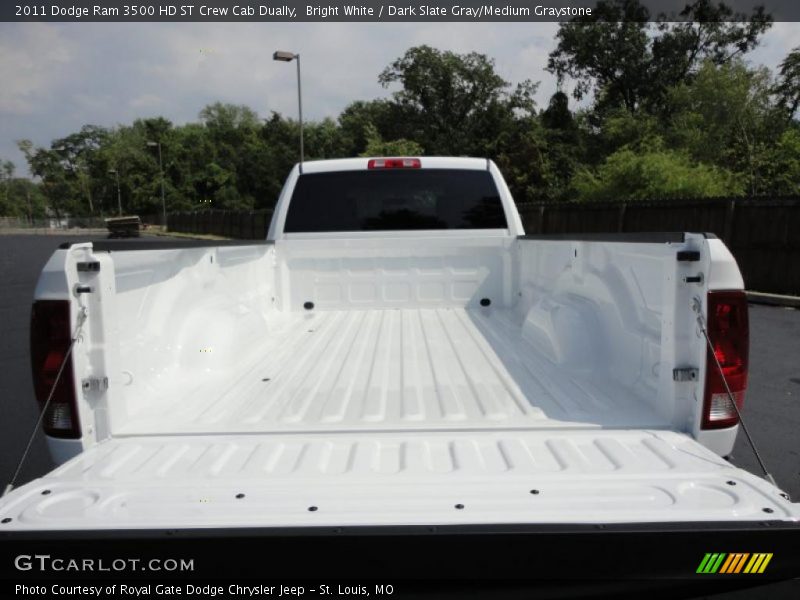 Bright White / Dark Slate Gray/Medium Graystone 2011 Dodge Ram 3500 HD ST Crew Cab Dually