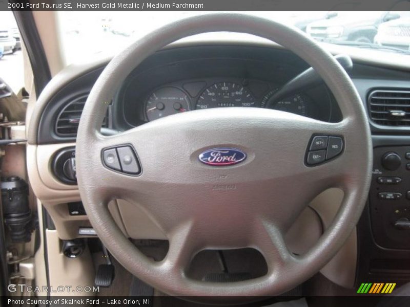 Harvest Gold Metallic / Medium Parchment 2001 Ford Taurus SE