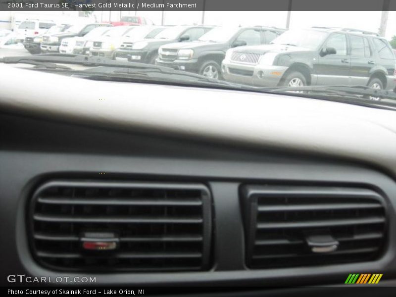 Harvest Gold Metallic / Medium Parchment 2001 Ford Taurus SE