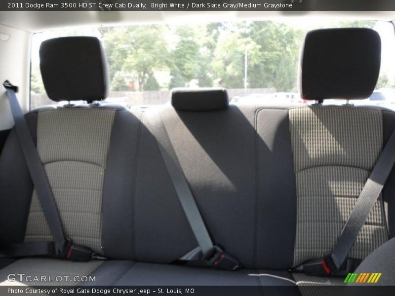 Bright White / Dark Slate Gray/Medium Graystone 2011 Dodge Ram 3500 HD ST Crew Cab Dually