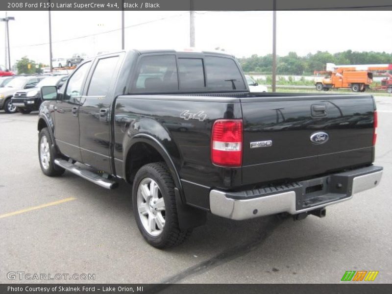 Black / Black 2008 Ford F150 Lariat SuperCrew 4x4