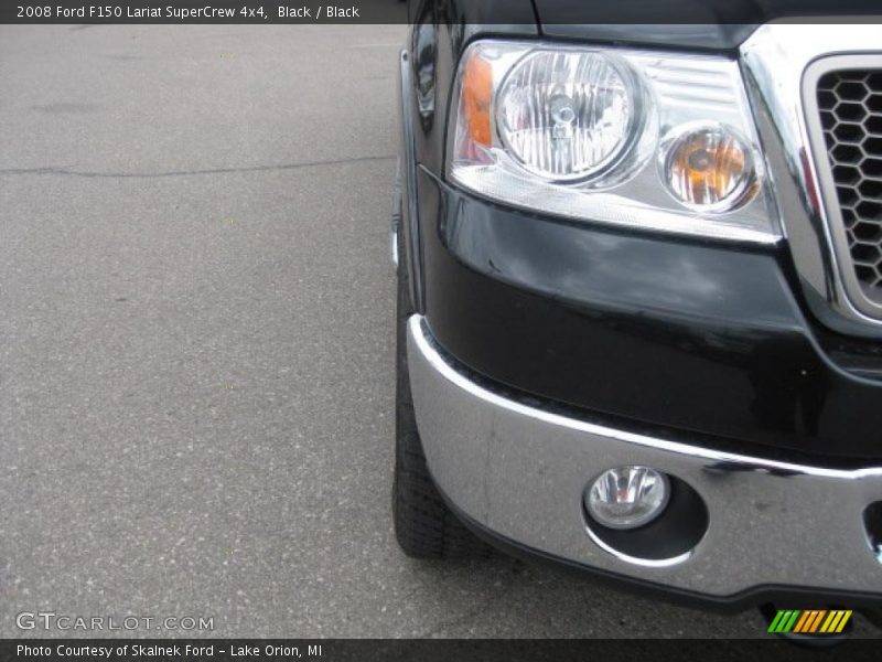Black / Black 2008 Ford F150 Lariat SuperCrew 4x4