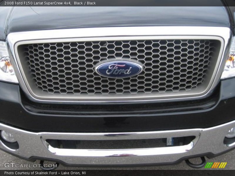 Black / Black 2008 Ford F150 Lariat SuperCrew 4x4