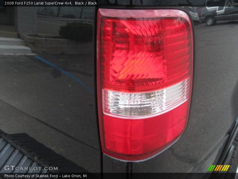 Black / Black 2008 Ford F150 Lariat SuperCrew 4x4