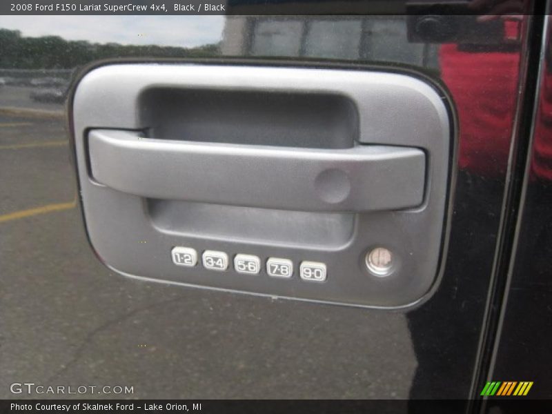 Black / Black 2008 Ford F150 Lariat SuperCrew 4x4