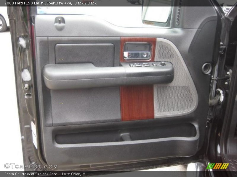 Black / Black 2008 Ford F150 Lariat SuperCrew 4x4