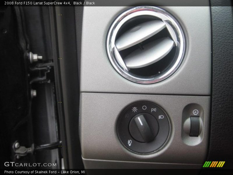 Black / Black 2008 Ford F150 Lariat SuperCrew 4x4