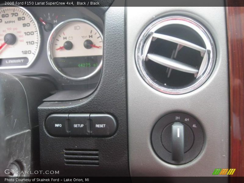 Black / Black 2008 Ford F150 Lariat SuperCrew 4x4