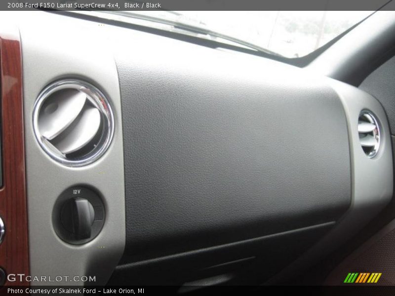 Black / Black 2008 Ford F150 Lariat SuperCrew 4x4