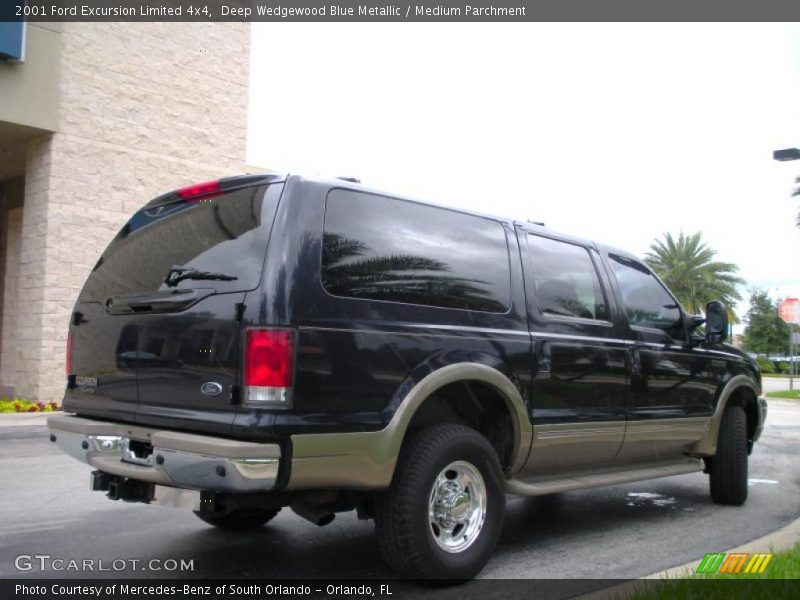 Deep Wedgewood Blue Metallic / Medium Parchment 2001 Ford Excursion Limited 4x4