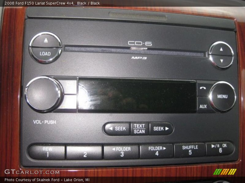 Black / Black 2008 Ford F150 Lariat SuperCrew 4x4