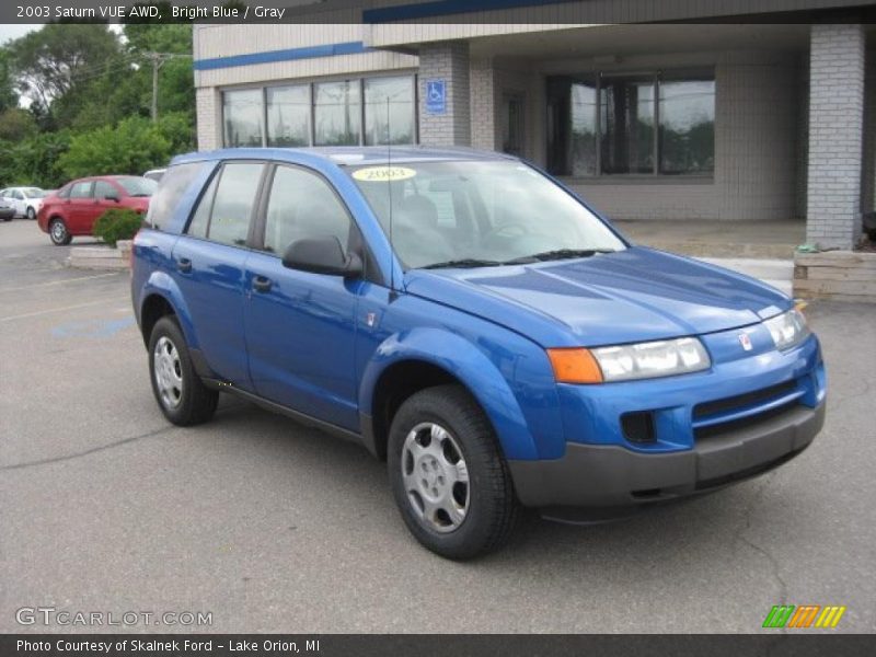 Bright Blue / Gray 2003 Saturn VUE AWD