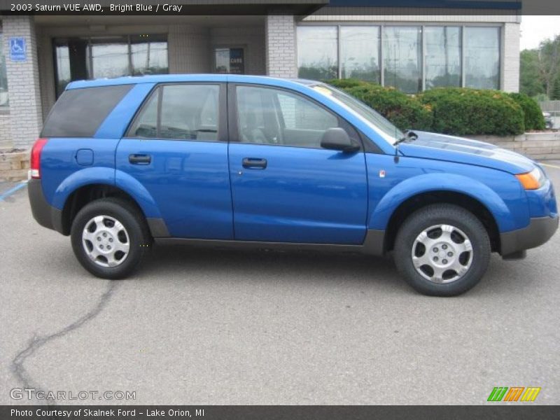 Bright Blue / Gray 2003 Saturn VUE AWD