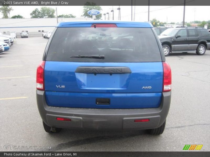 Bright Blue / Gray 2003 Saturn VUE AWD