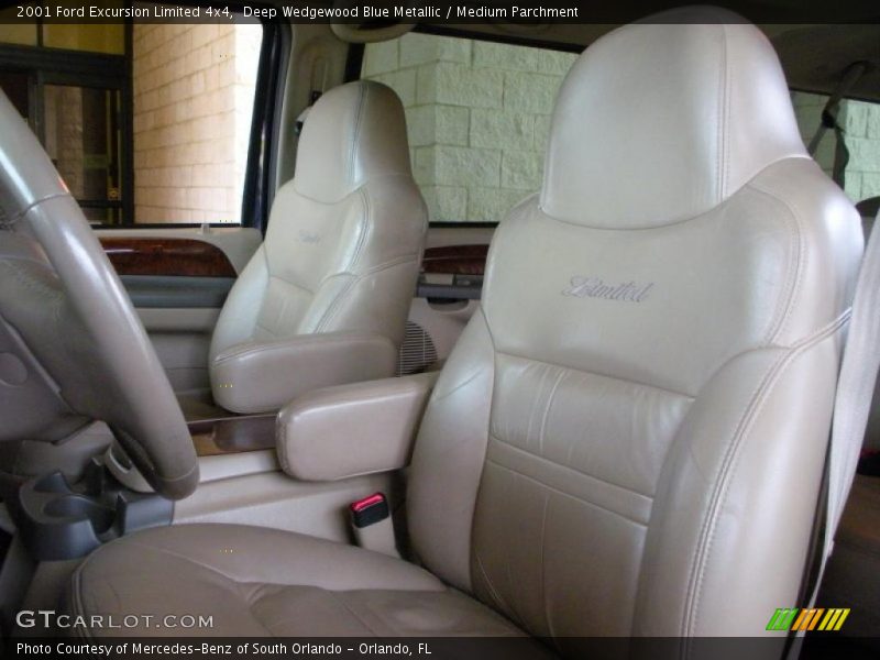 Deep Wedgewood Blue Metallic / Medium Parchment 2001 Ford Excursion Limited 4x4