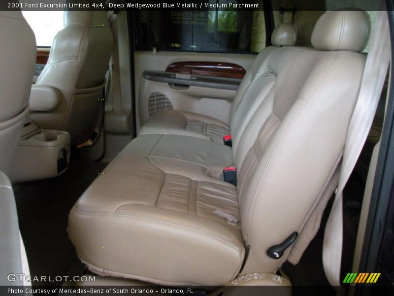Deep Wedgewood Blue Metallic / Medium Parchment 2001 Ford Excursion Limited 4x4