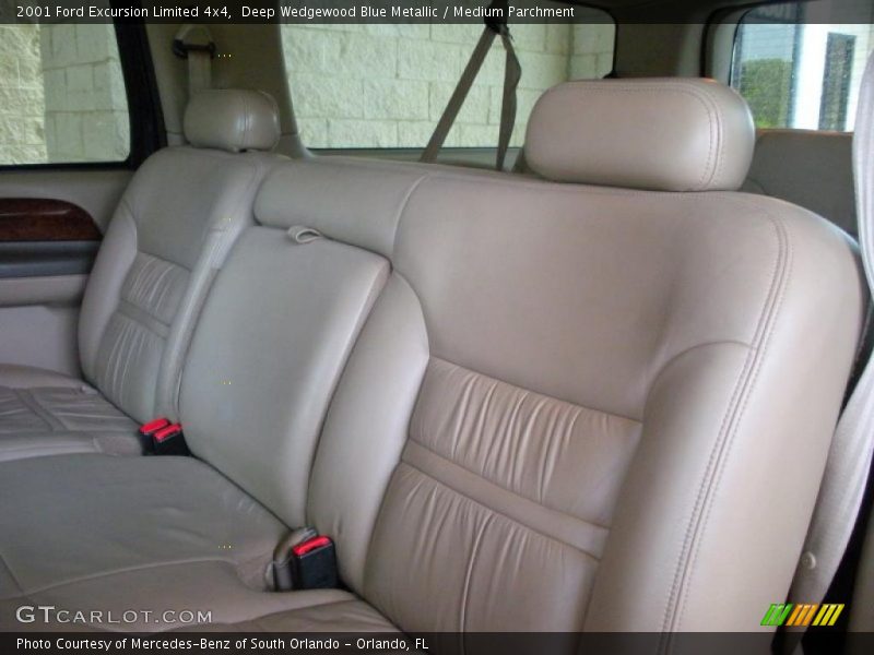 Deep Wedgewood Blue Metallic / Medium Parchment 2001 Ford Excursion Limited 4x4