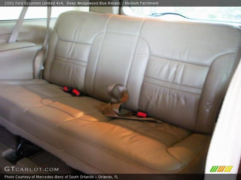 Deep Wedgewood Blue Metallic / Medium Parchment 2001 Ford Excursion Limited 4x4