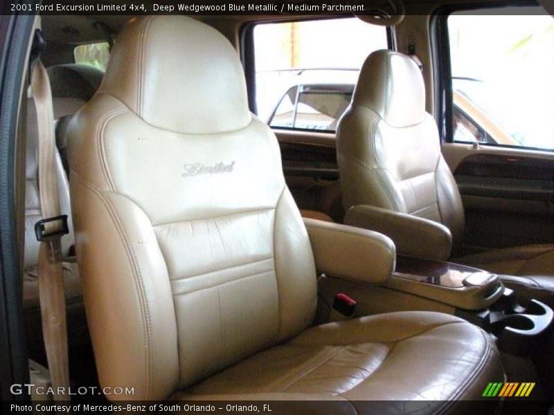 Deep Wedgewood Blue Metallic / Medium Parchment 2001 Ford Excursion Limited 4x4