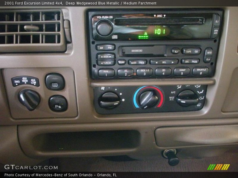 Deep Wedgewood Blue Metallic / Medium Parchment 2001 Ford Excursion Limited 4x4