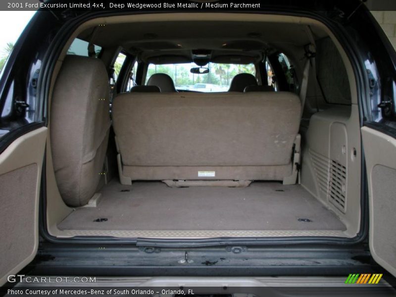 Deep Wedgewood Blue Metallic / Medium Parchment 2001 Ford Excursion Limited 4x4